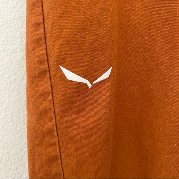 Salewa Fanes Utility Pant Gorpcore Outdoor Hemp Cotton Rust Size US36 XL- EU XXL - Picture 11 of 16